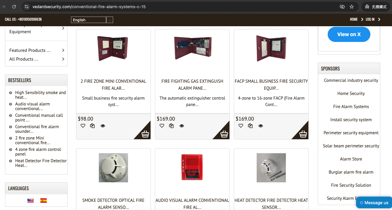 shop conventional fire alarm component