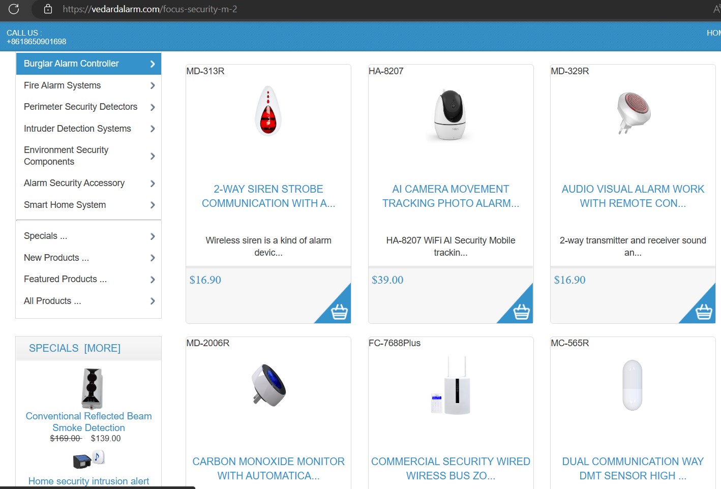 Residential security alarm systems