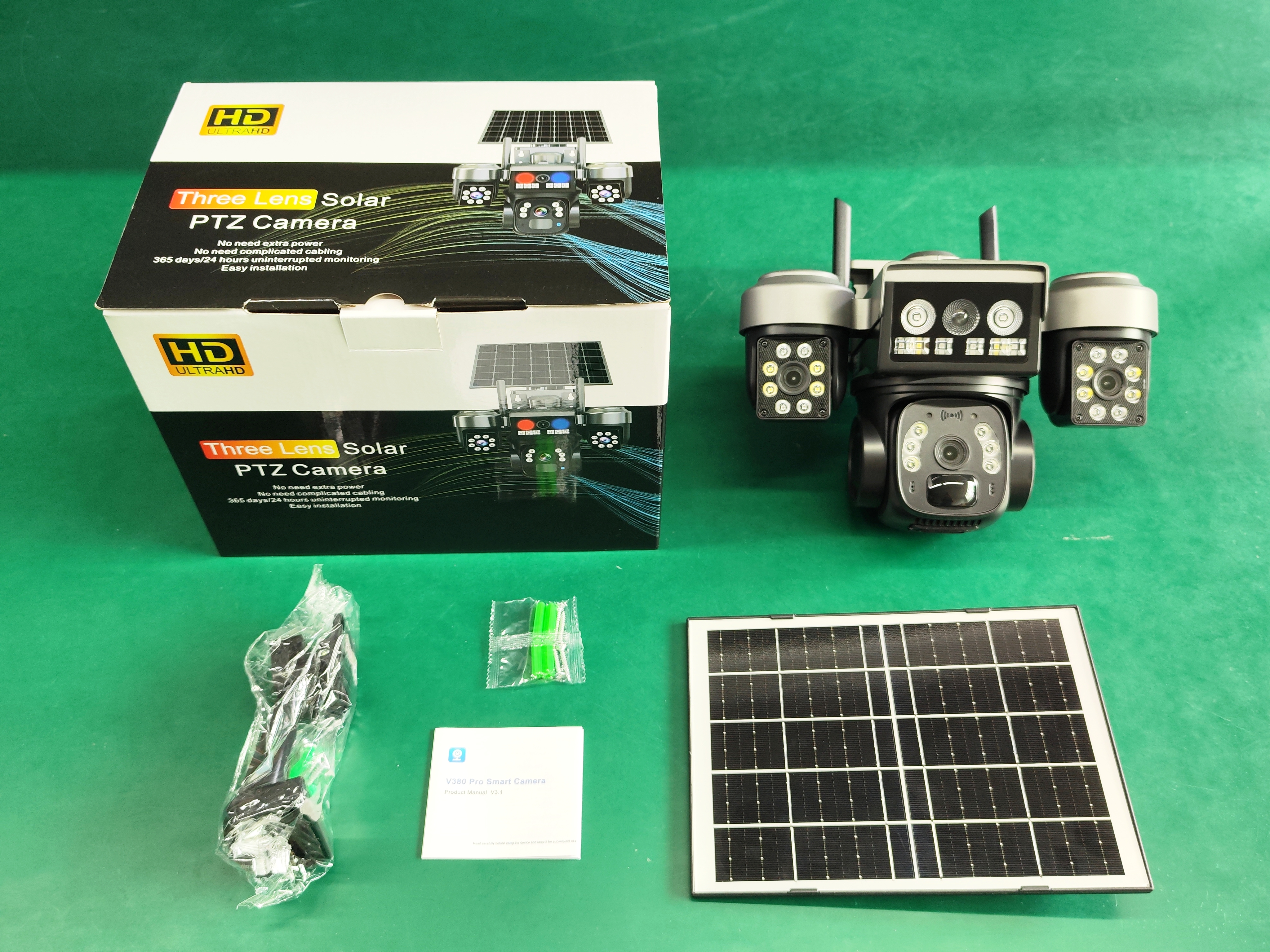 Solar camera home security equipment