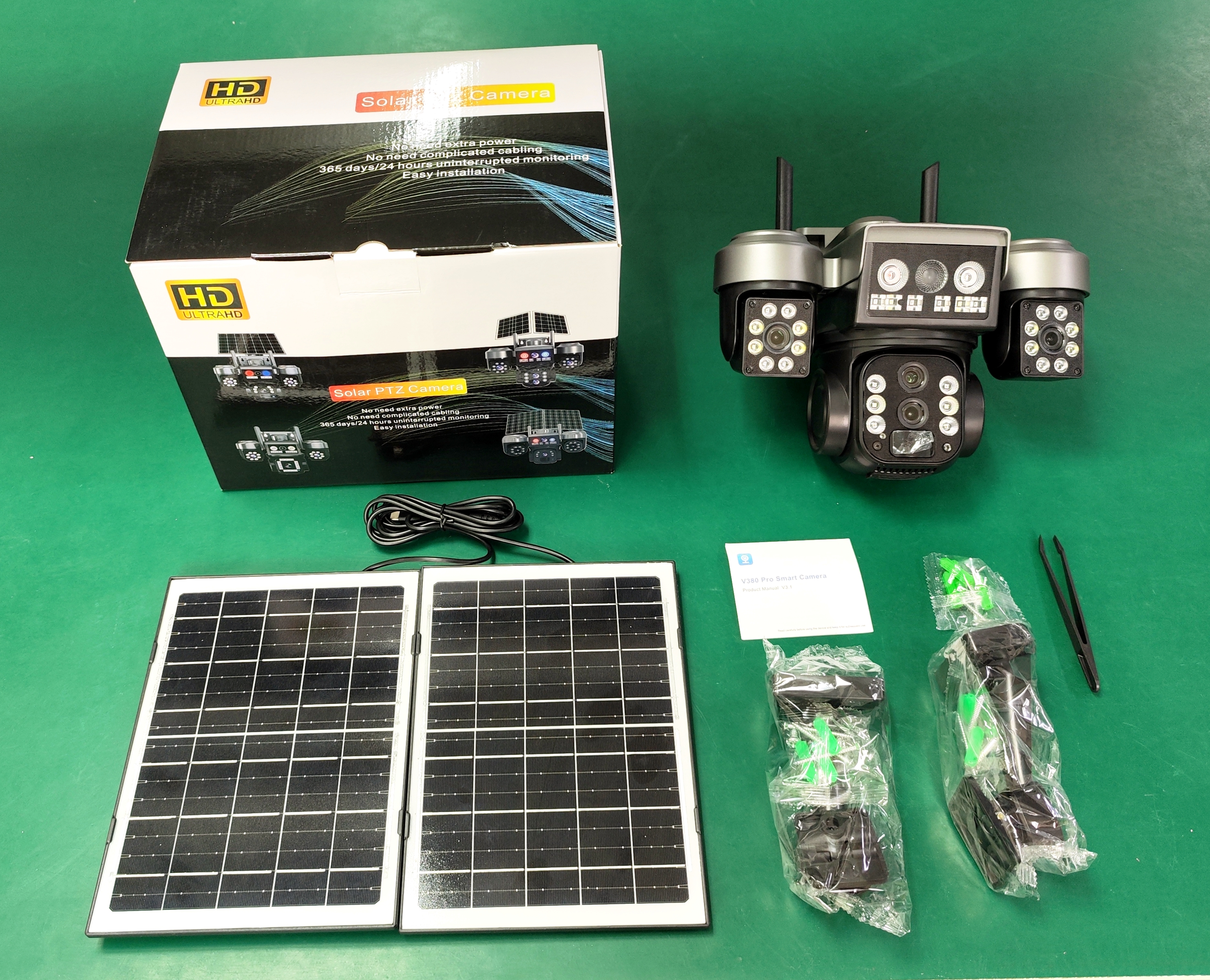 Solar camera home security CCTV