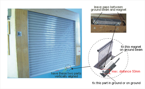 install rolling door wireless magnetic switch.jpg