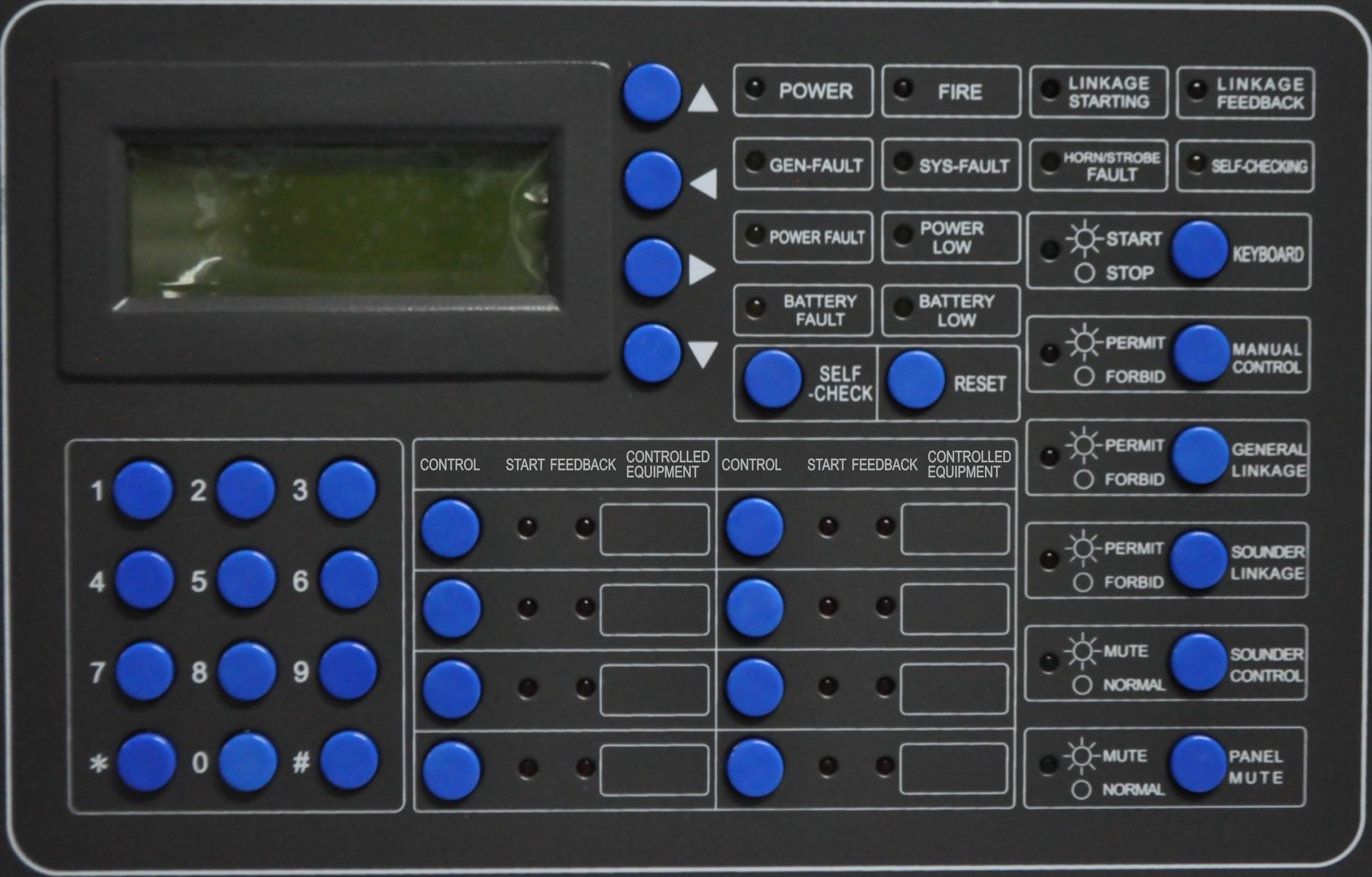 Program fire alarm control panel